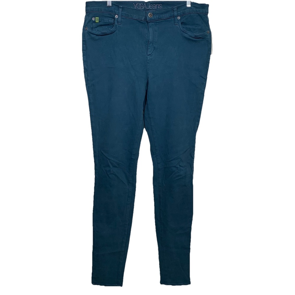 Yoga Jeans Skinny Jeans Womens 34 Teal Blue‎ Stretch Denim Mid Rise Canada
